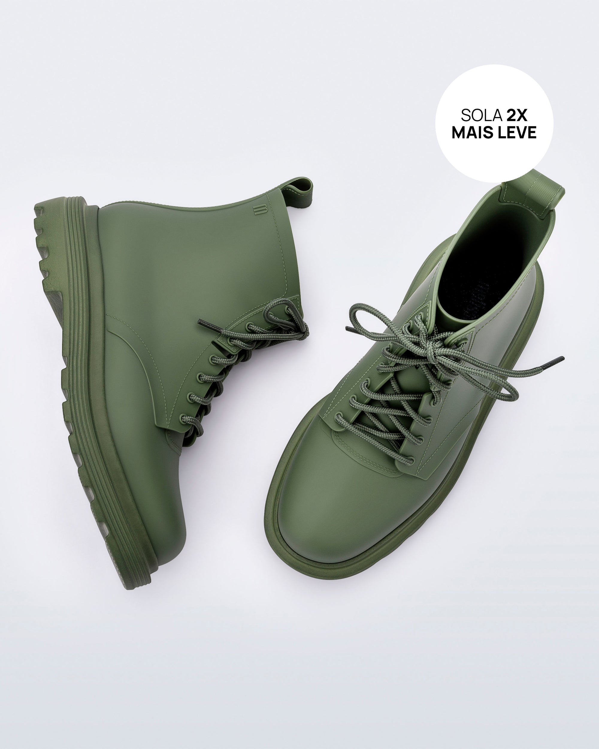 Melissa - Coturno Soft Boot - Green -