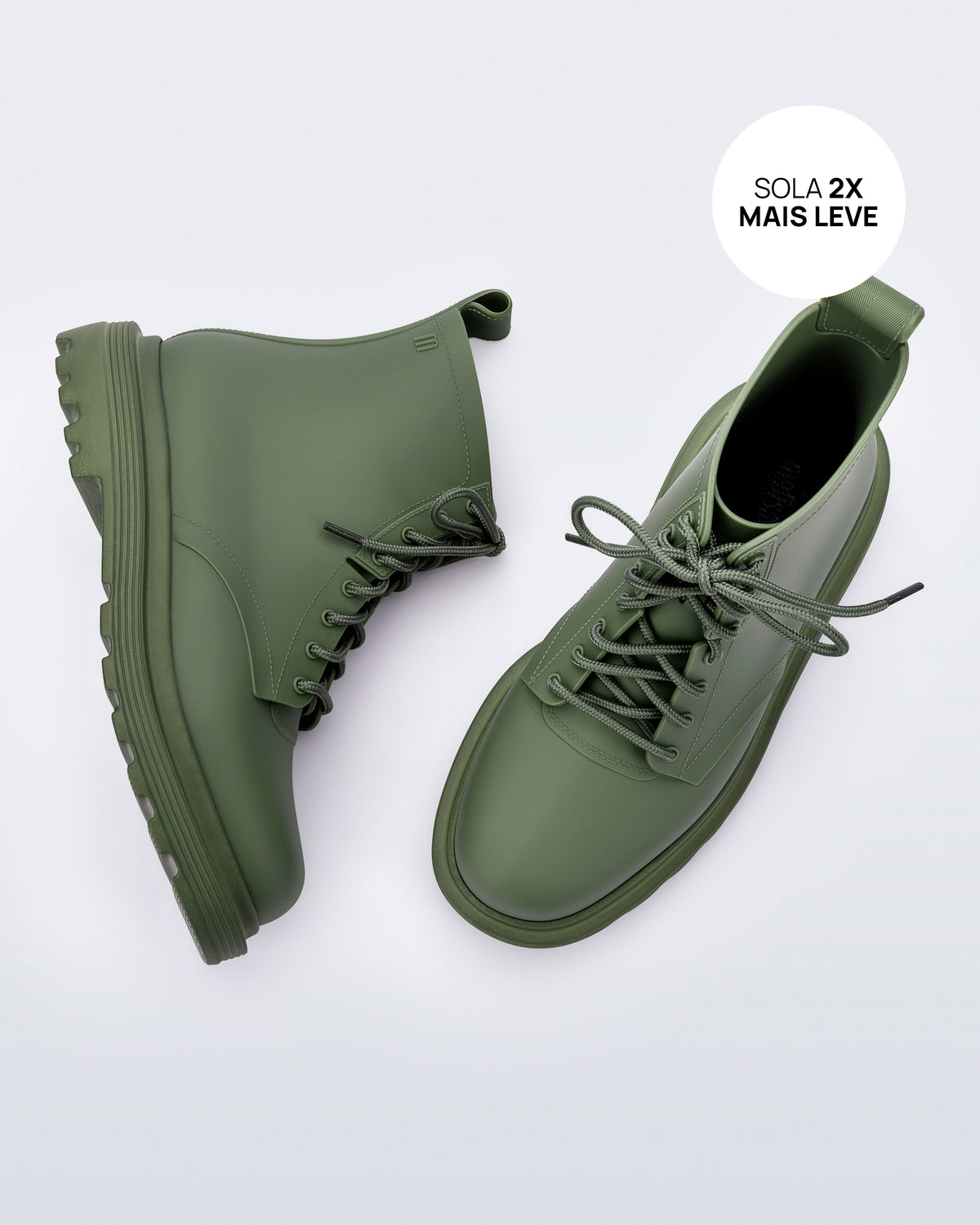 Melissa - Coturno Soft Boot - Green -