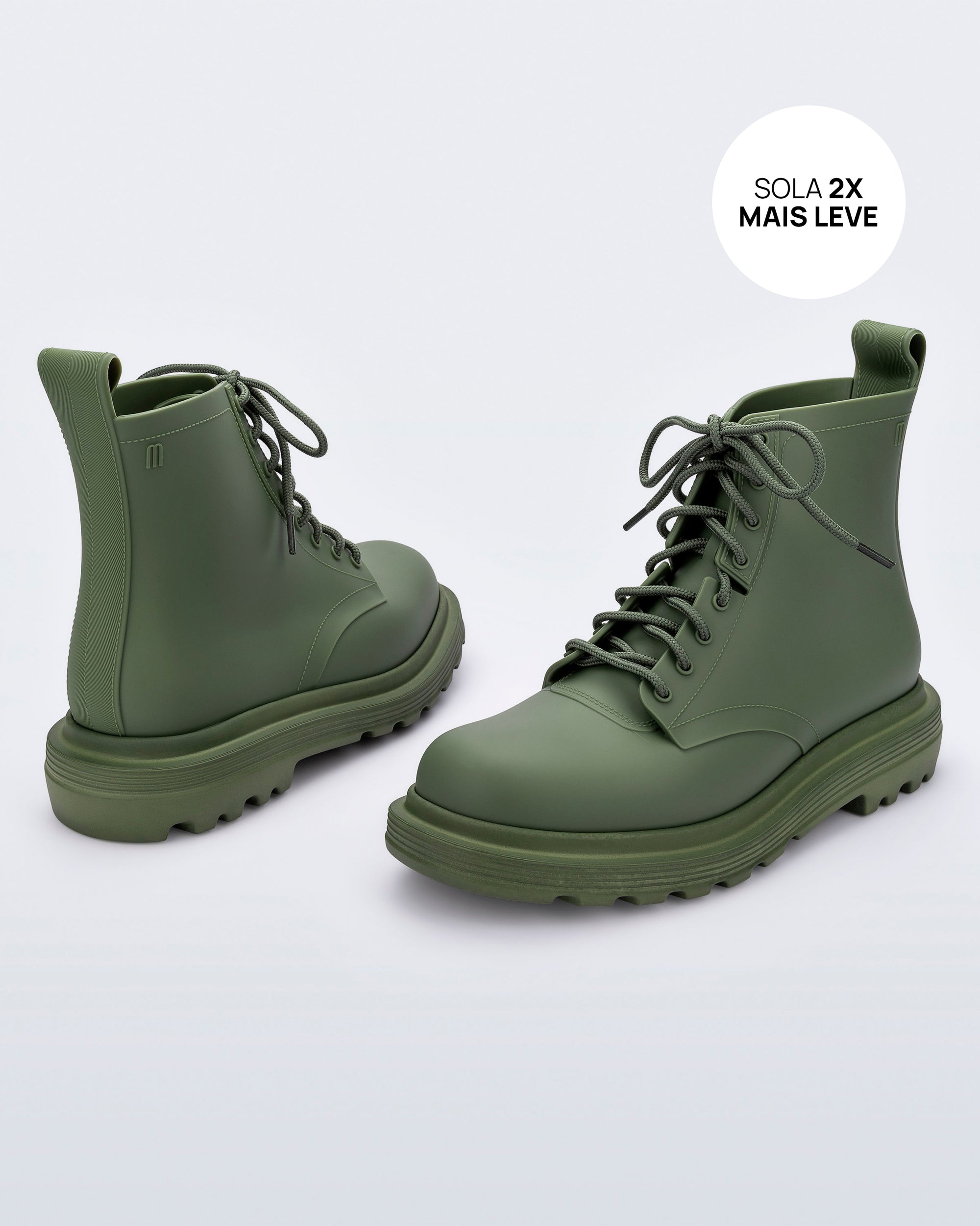 Melissa - Coturno Soft Boot - Green -