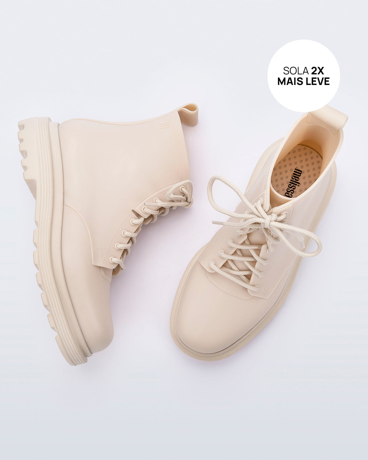 Melissa - Coturno Soft Boot - Beige -