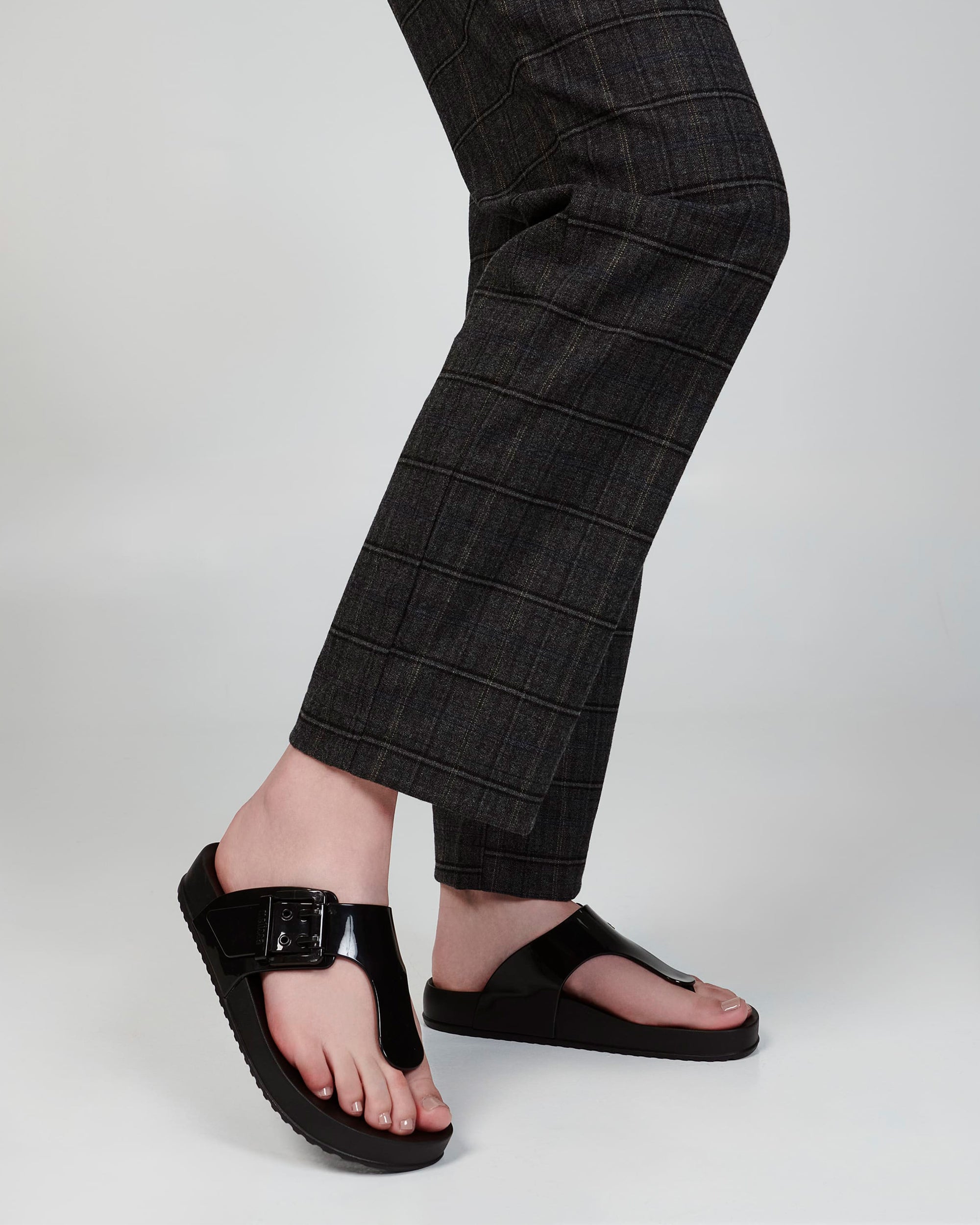 Melissa - Cozy Flip Flop - Black -