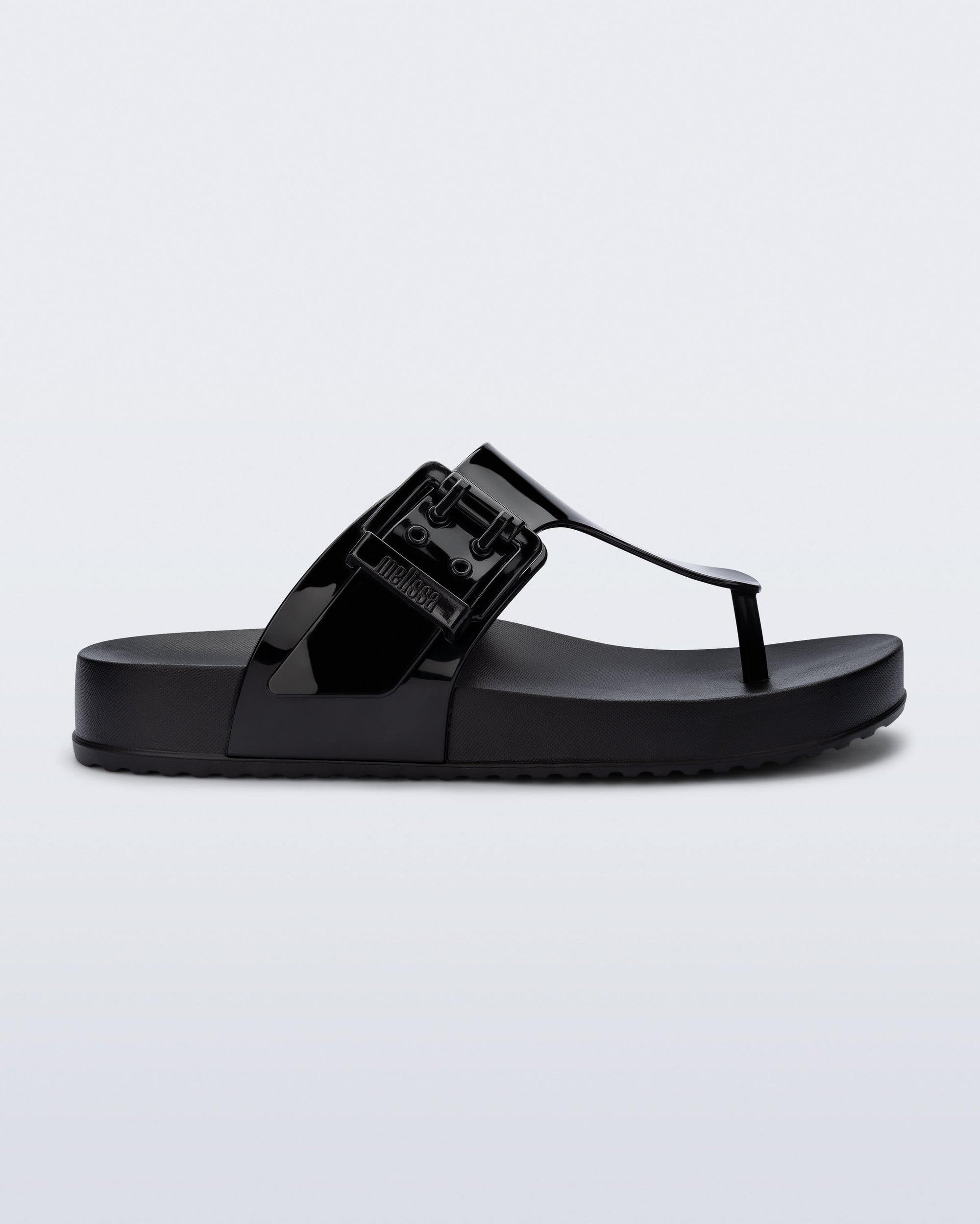 Melissa - Cozy Flip Flop - Black -