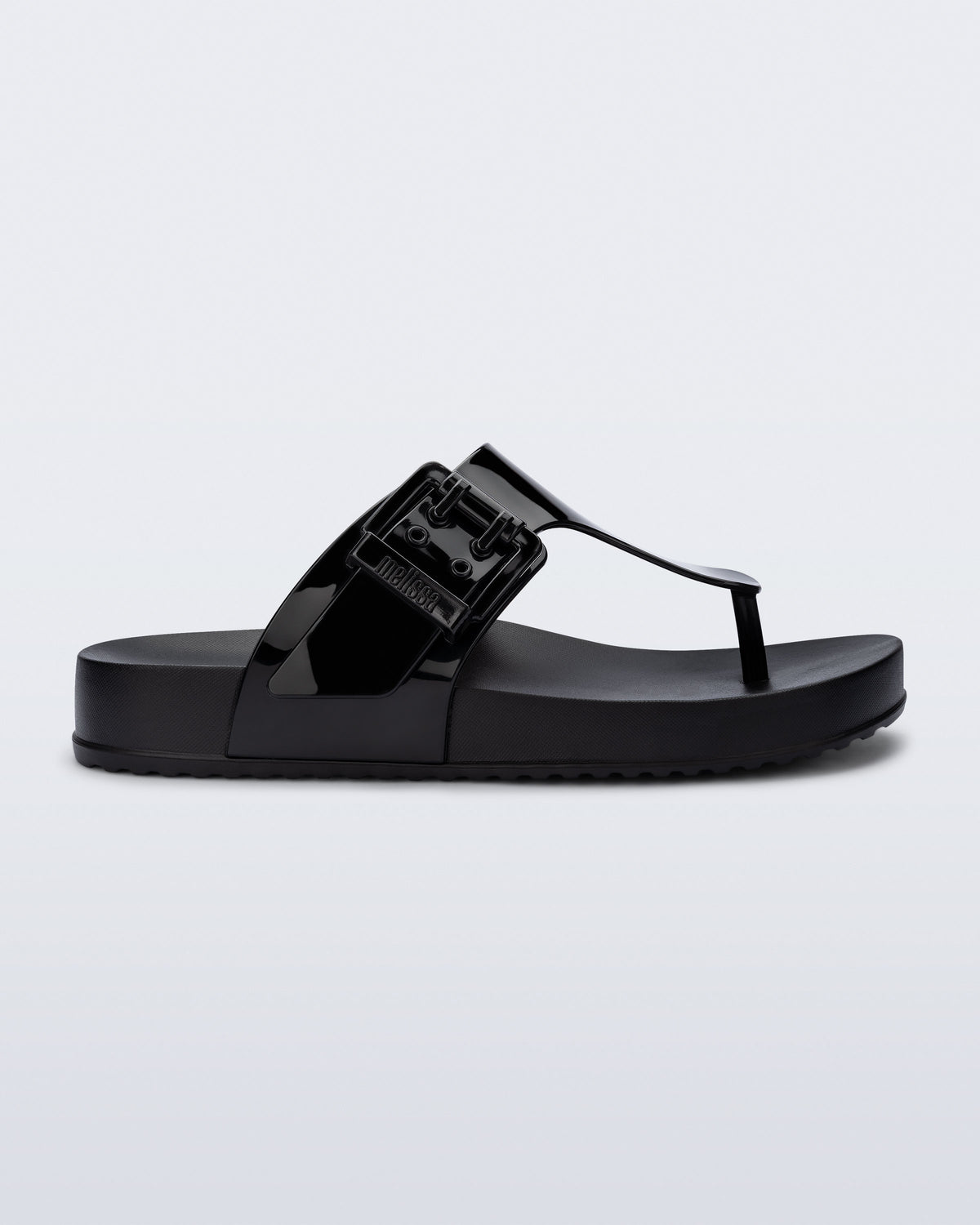 Melissa - Cozy Flip Flop - Black -