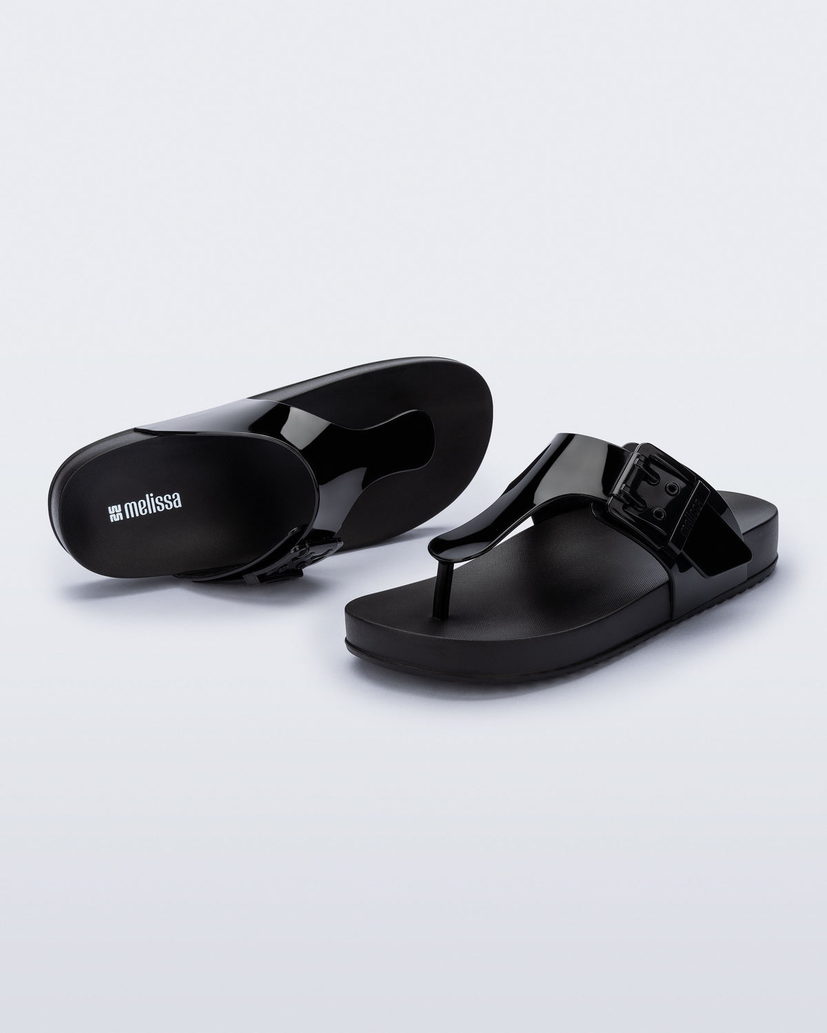 Melissa - Cozy Flip Flop - Black -