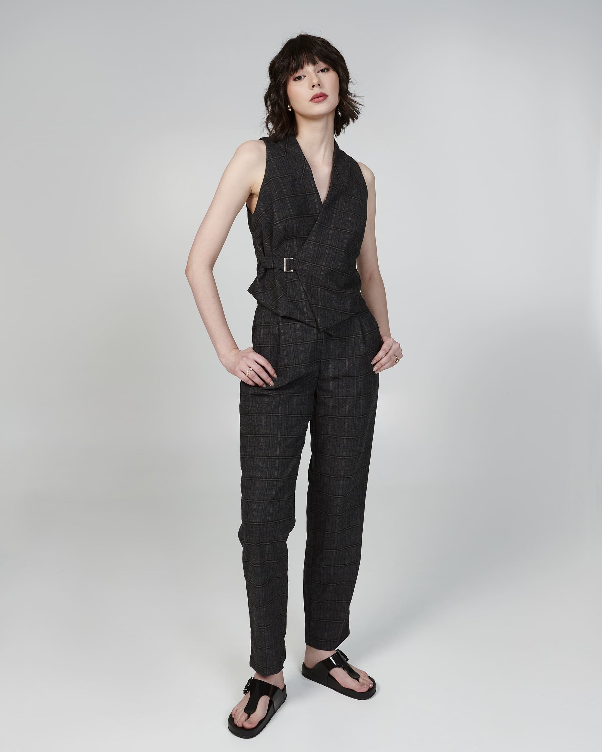 Melissa - Cozy Flip Flop - Black -