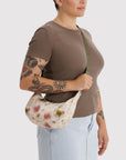 Baggu - Small Nylon Crescent Bag - Abstract Floral -