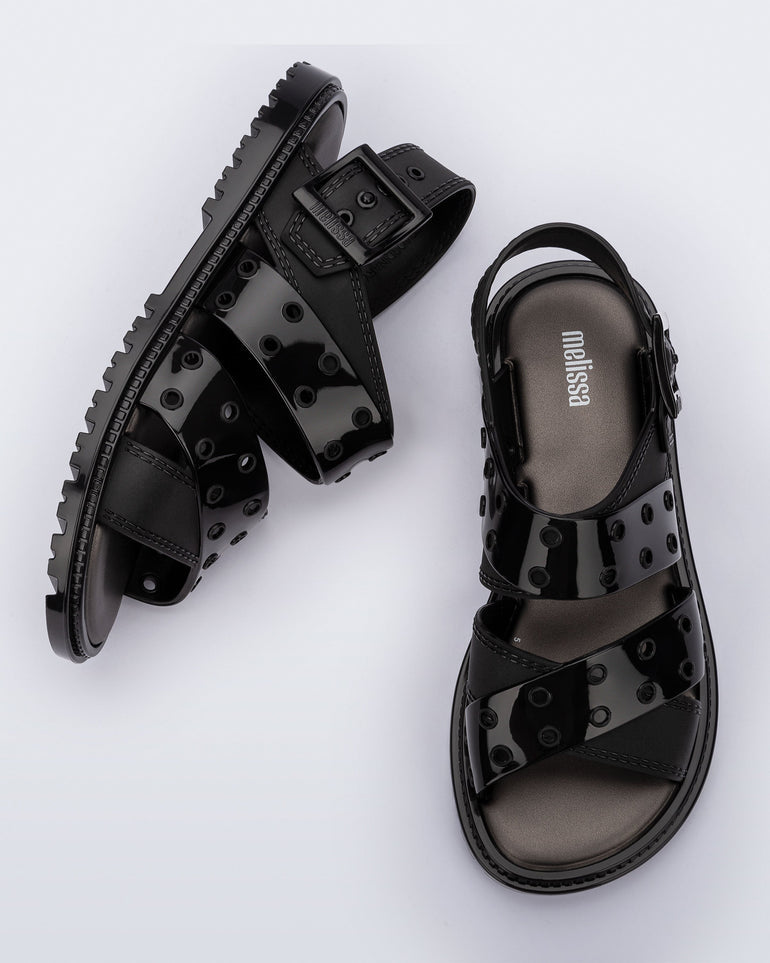 Melissa - Lock Sandal Ad - Black -