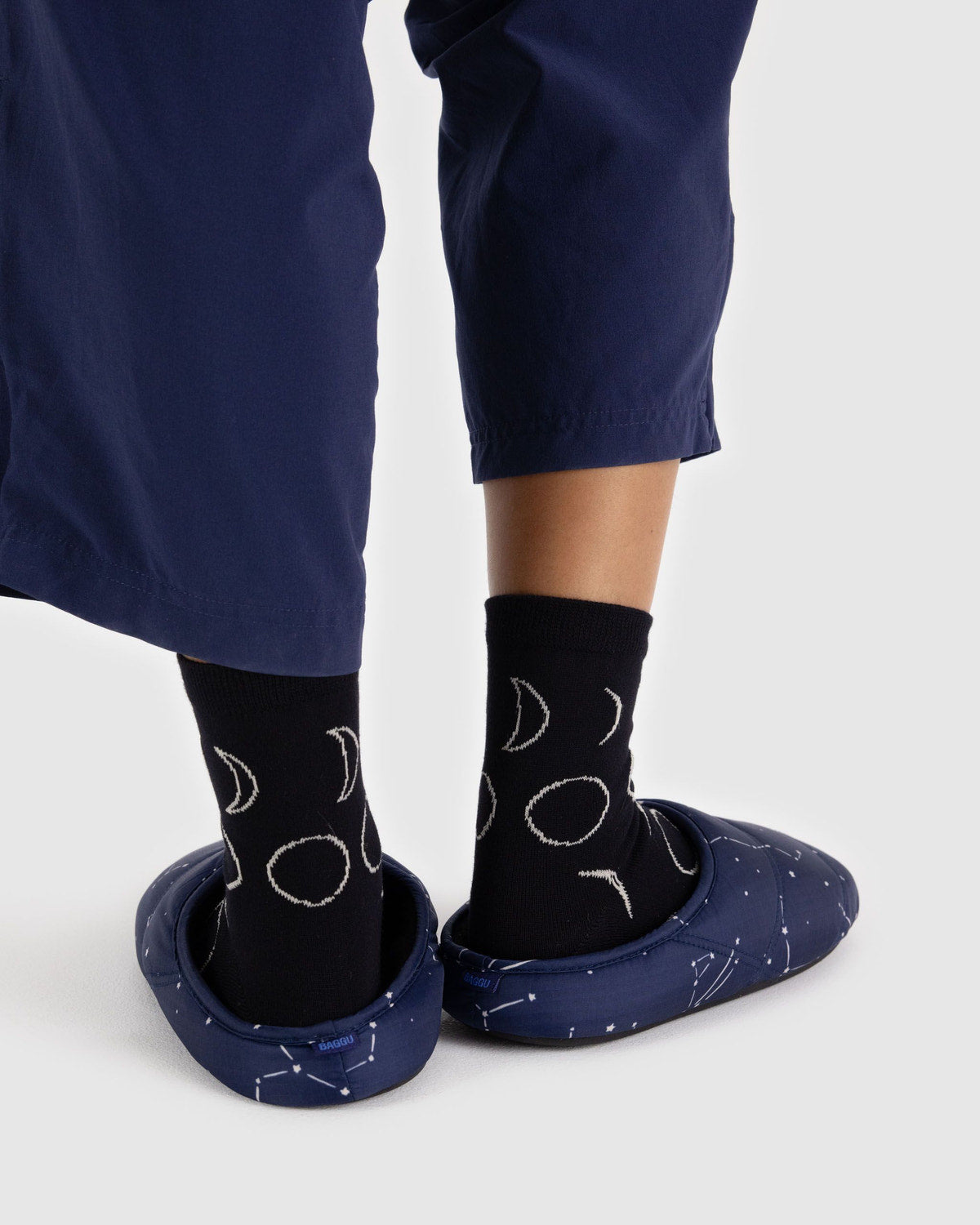 Baggu - Puffy Slippers - Constellation Midnight -