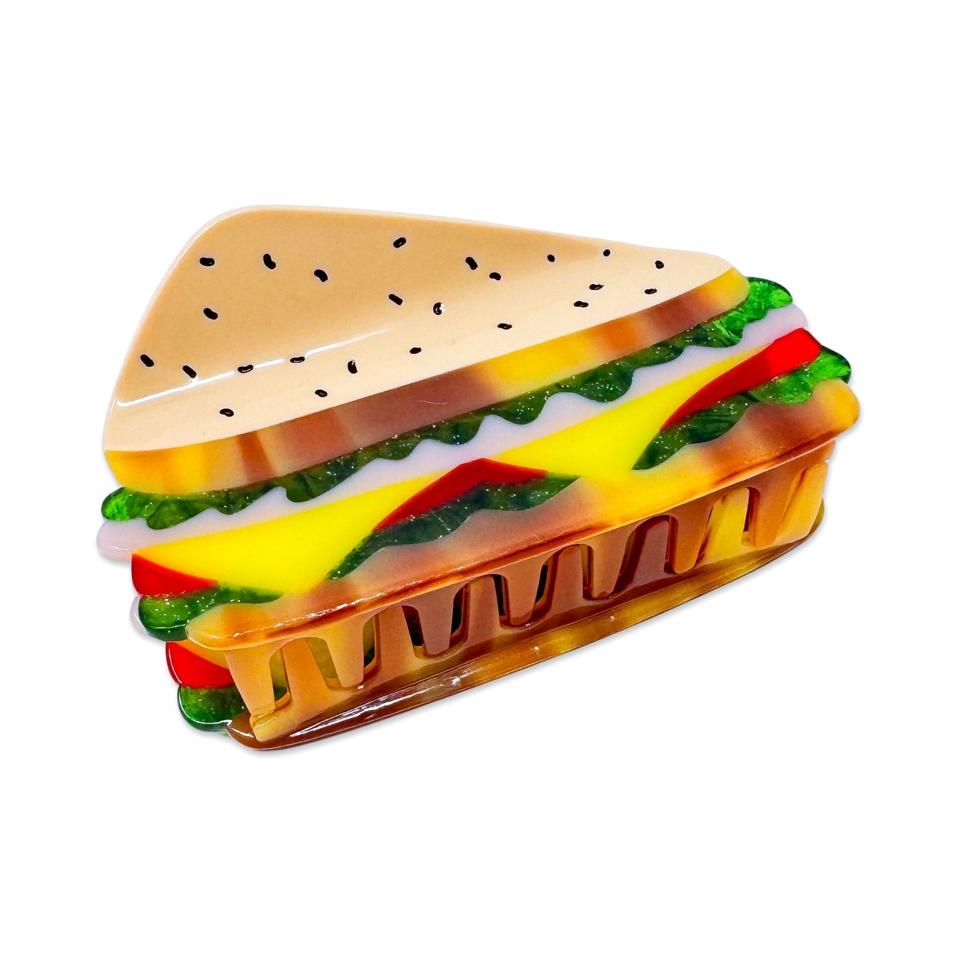 Jenny Lemons - Large Deli Sandwich Hair Claw Clip -