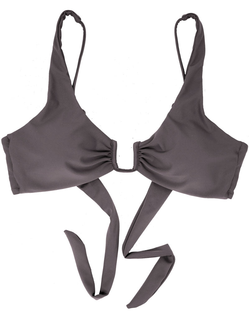 Serei Swim - Devi U-Wire Top - Truffle -