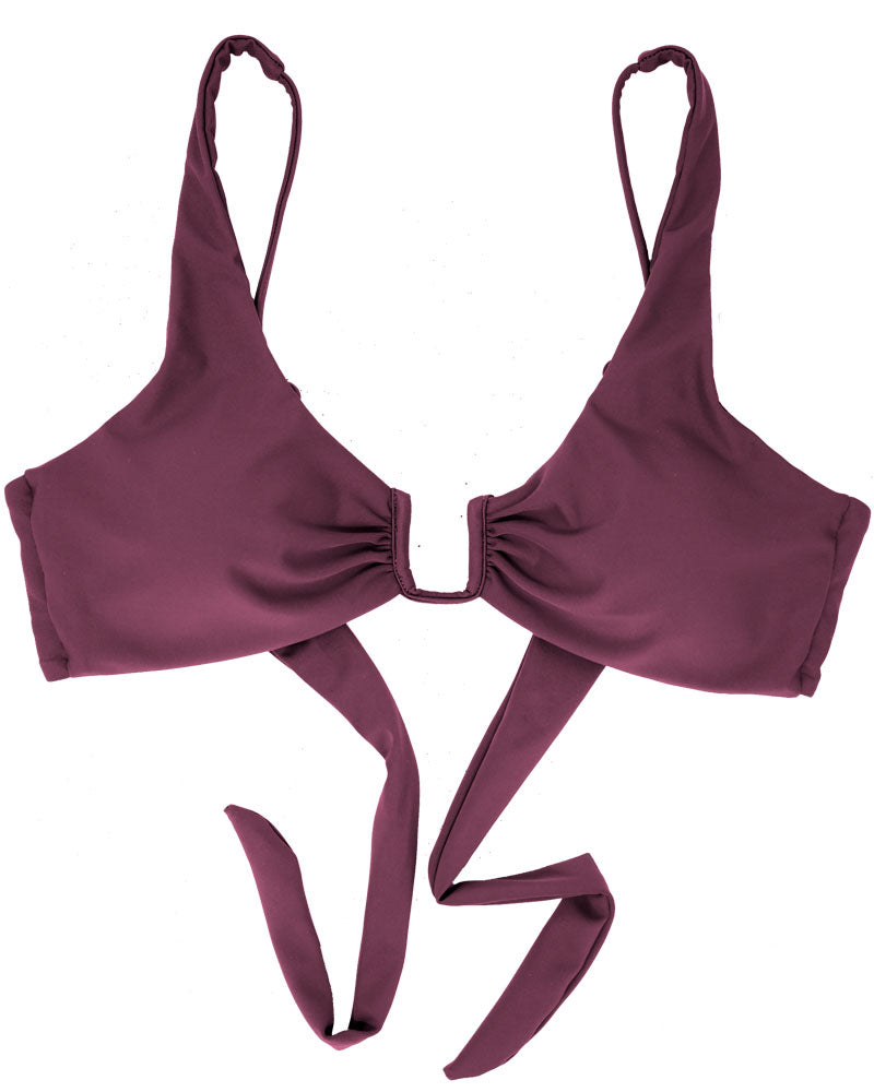 Serei Swim - Devi U-Wire Top - Mangosteen -