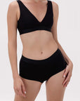Organic Basics - Soft Touch Basic Bralette - Black -