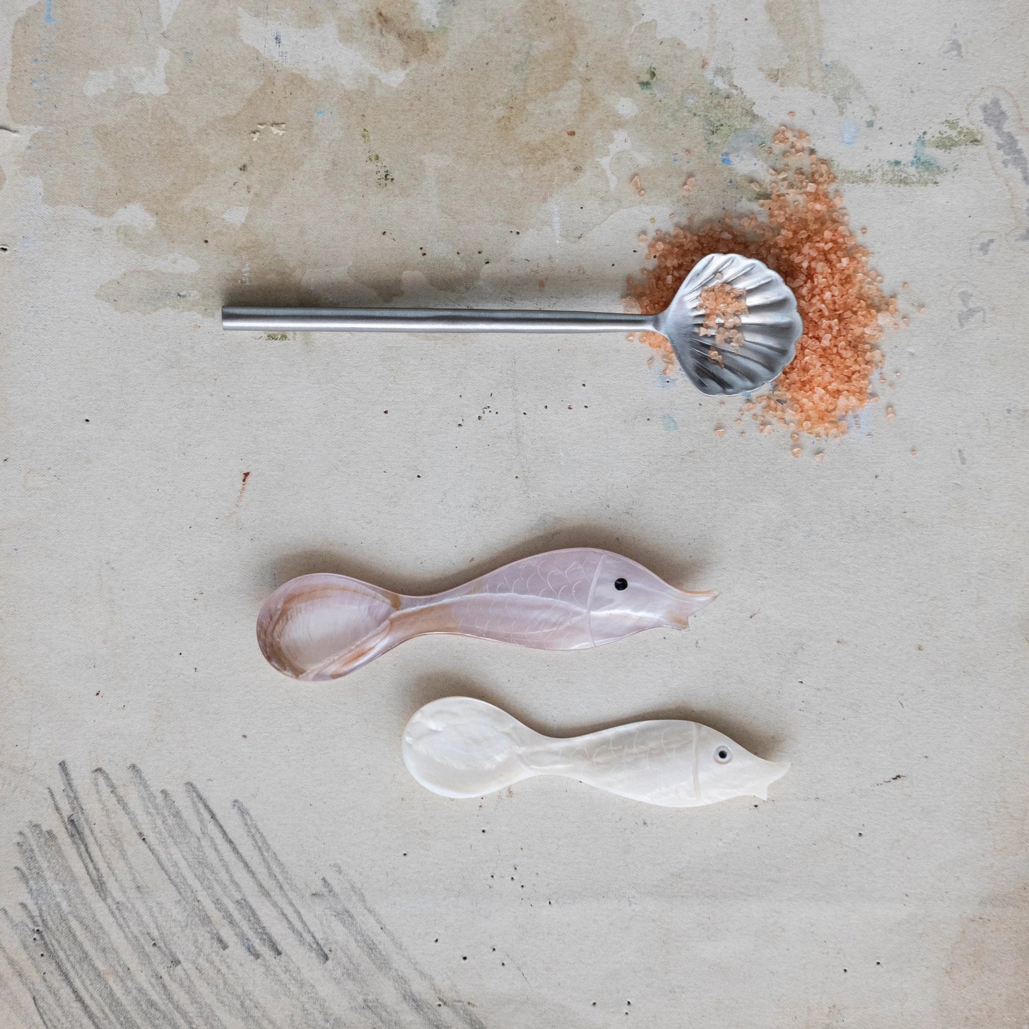 Creative Co. - Shell Spoon - Silver -