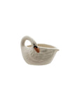 Stoneware Swan Creamer Dish