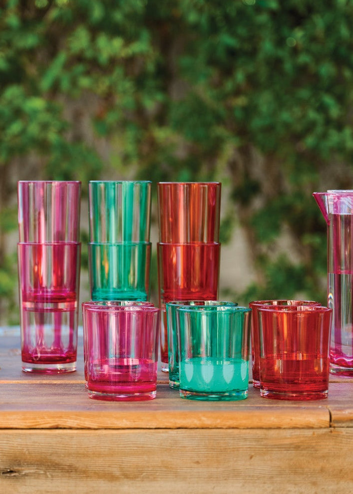 Creative Co. - Stripe Drink Tumbler - Blue -