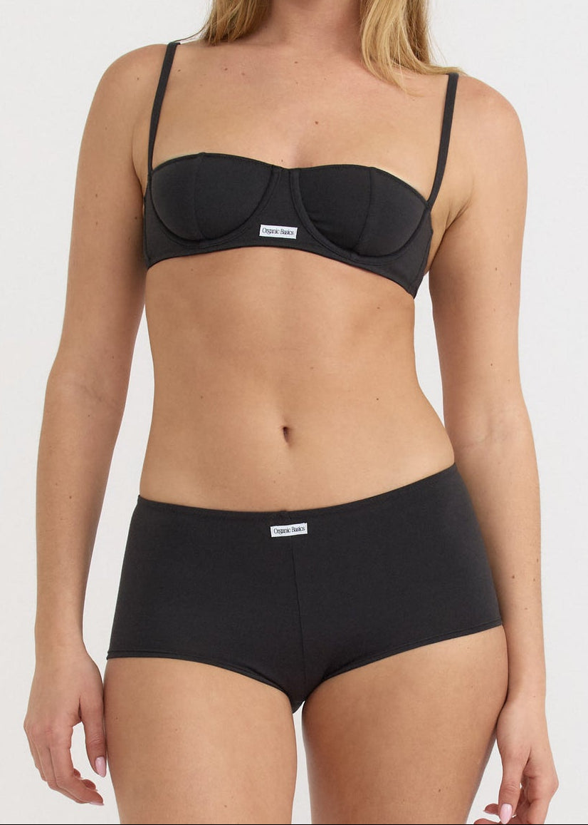 Organic Basics - Core Icon Shorty - Black -