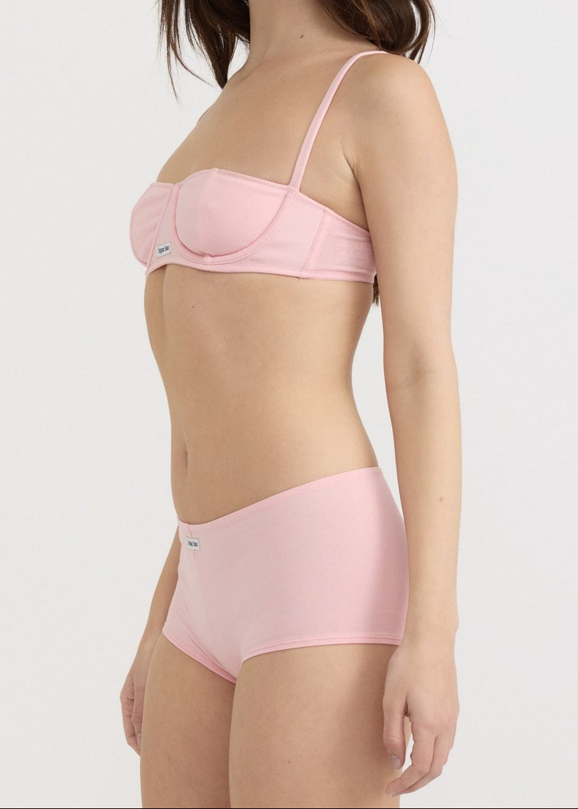 Organic Basics - Core Icon Shorty - Marshmallow Pink -