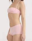 Organic Basics - Core Icon Shorty - Marshmallow Pink -
