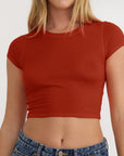 Organic Basics - Core Baby Tee - Rust -