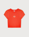 Organic Basics - Core Butterfly Baby Tee - Vibrant Red -