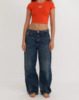 Organic Basics - Core Butterfly Baby Tee - Vibrant Red -