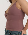 Organic Basics - Core Cami - Rose Wood -