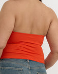 Organic Basics - Core Halter Top - Vibrant Red -