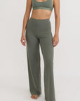 Organic Basics - Core Straight Leg Pants - Seaweed -