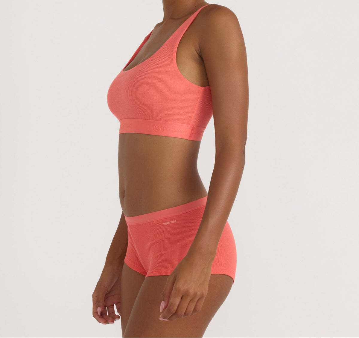 Organic Basics - Core Rib Shorty - Sunset -