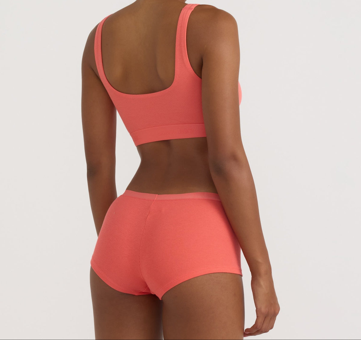 Organic Basics - Core Rib Shorty - Sunset -