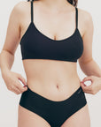 Organic Basics - Naked Rib Hipster - Black -
