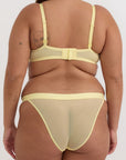 Organic Basics - Mesh Tanga Briefs - Light Lemon -