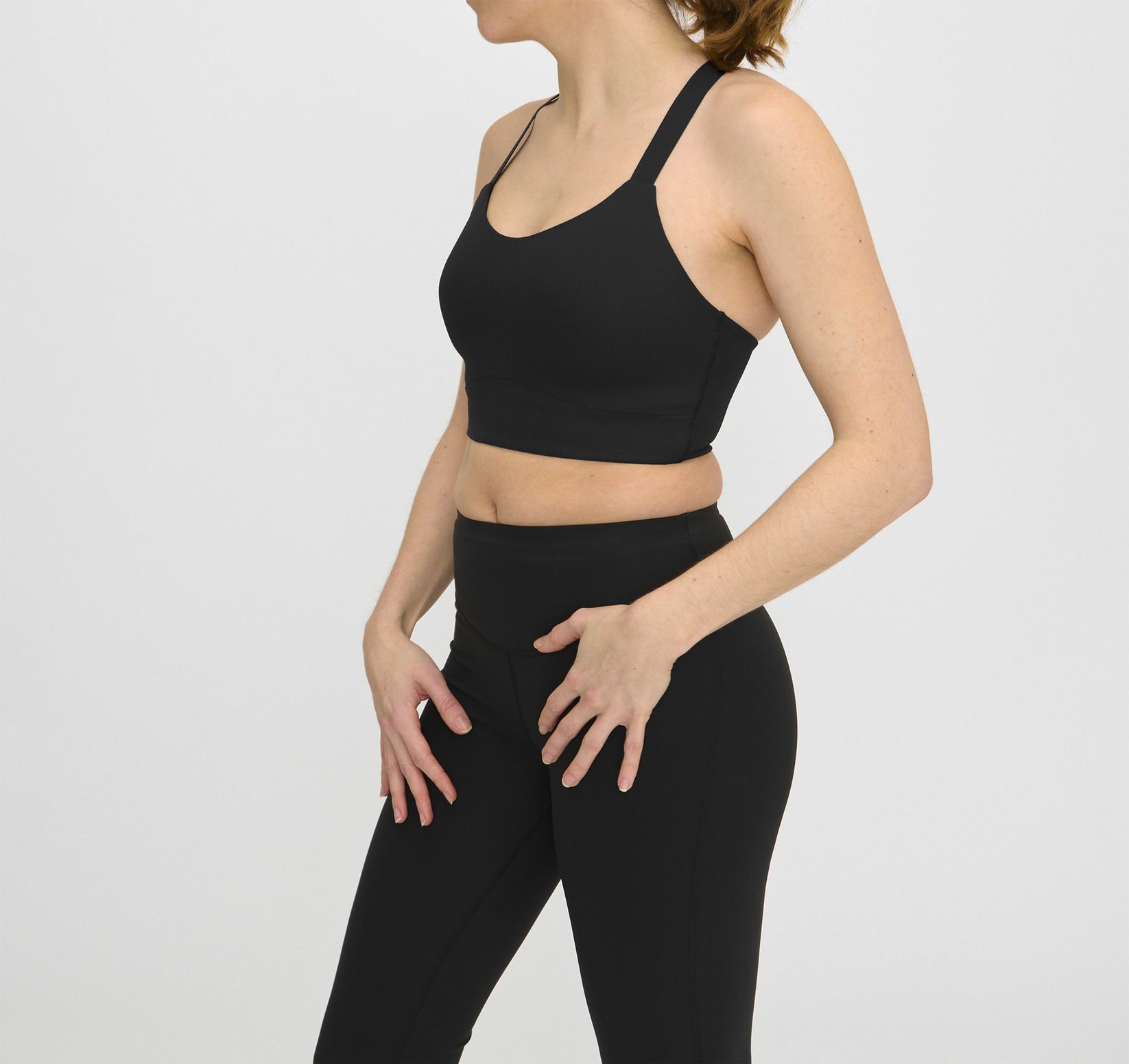 Organic Basics - Active Cross Back Bra - Black -