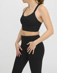 Organic Basics - Active Cross Back Bra - Black -