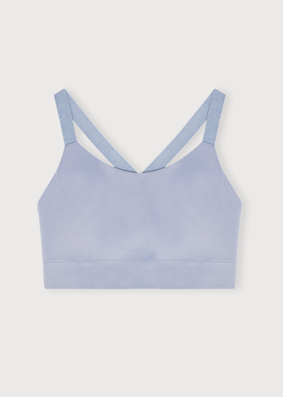 Organic Basics - Active Cross Back Bra - Misty Blue -