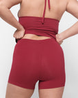 Organic Basics - Core Hot Pants - Hibiscus Kiss -