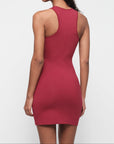 Organic Basics - Core Mini Dress - Hibiscus Kiss -