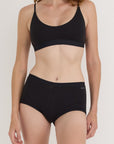 Organic Basics - Core Open Back Scoop Bralette - Black -
