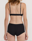 Organic Basics - Core Open Back Scoop Bralette - Black -