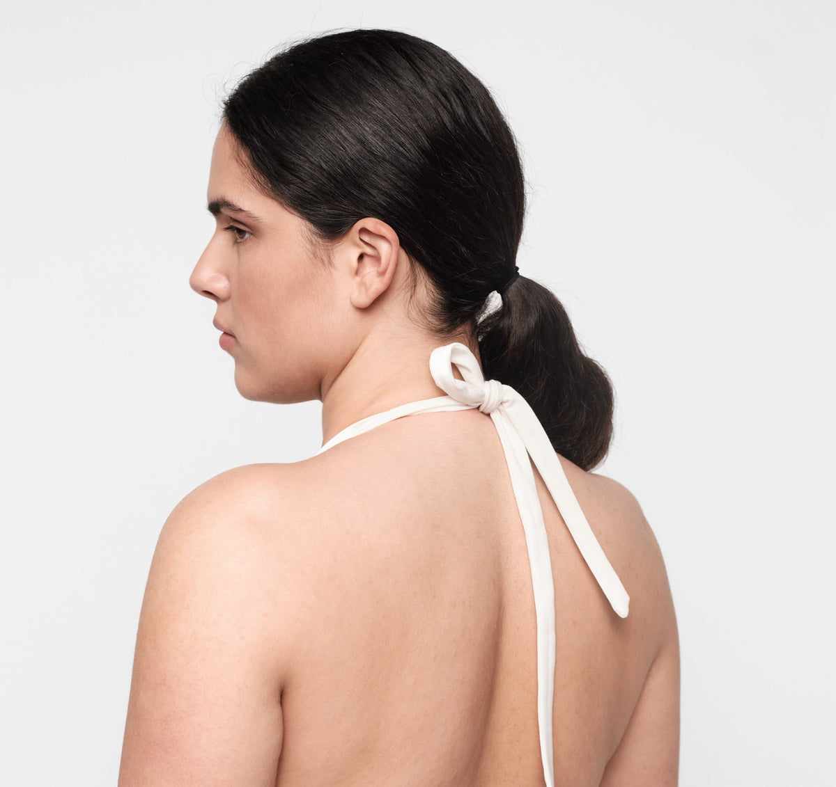 Organic Basics - Core Tie Halter - Steamy -