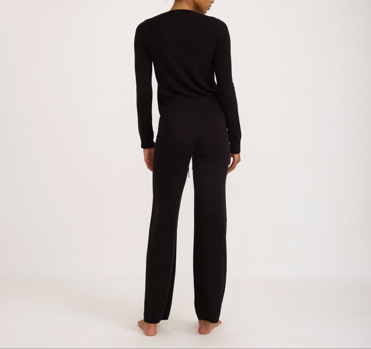 Organic Basics - Soft Knit Slim Cardigan - Black -