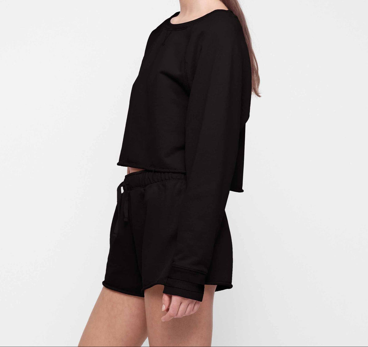 Organic Basics - Weekend Vintage Crewneck - Vintage Black -