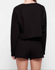 Organic Basics - Weekend Vintage Crewneck - Vintage Black -
