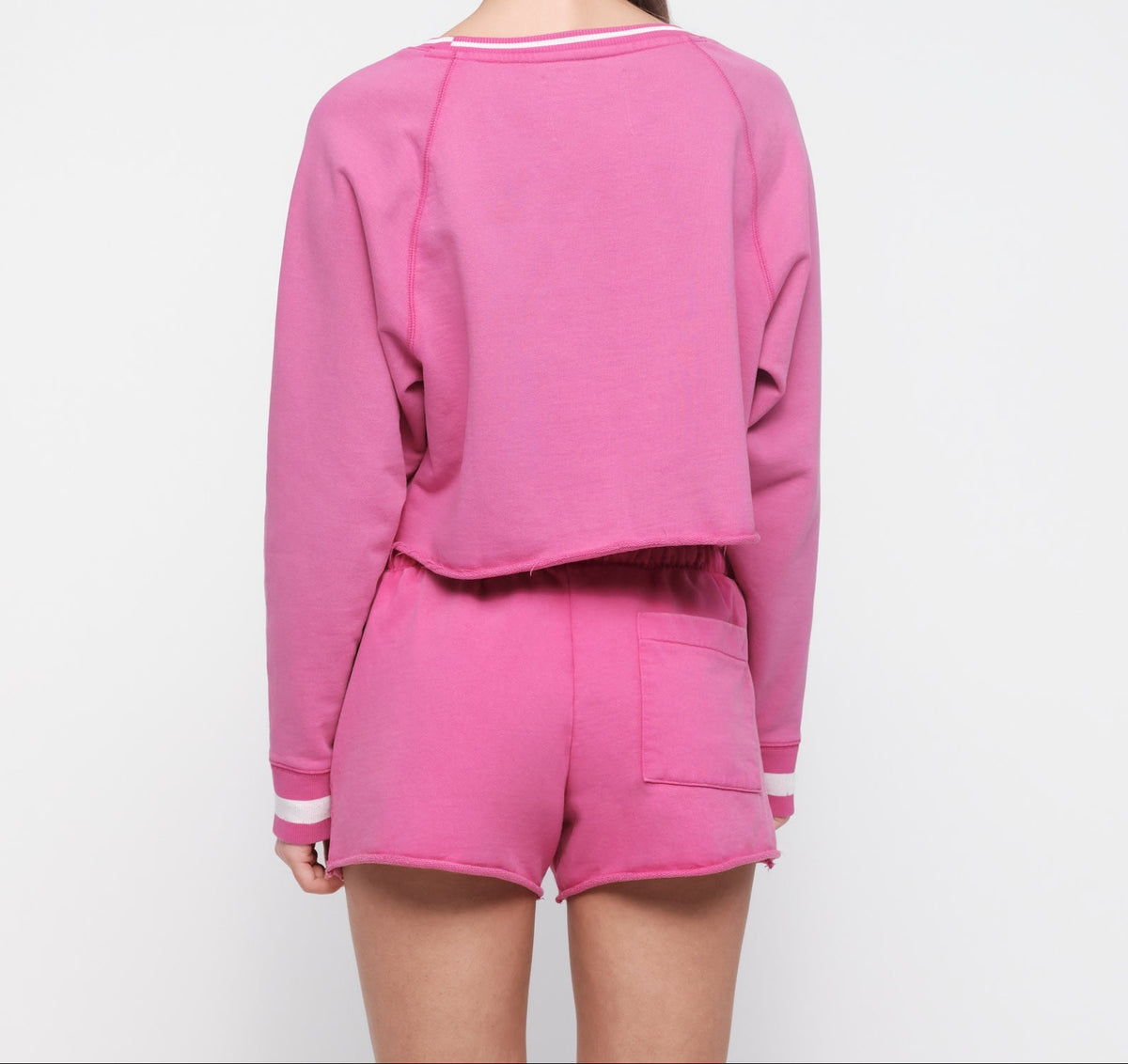 Organic Basics - Weekend Vintage Crewneck - Vintage Raspberry -