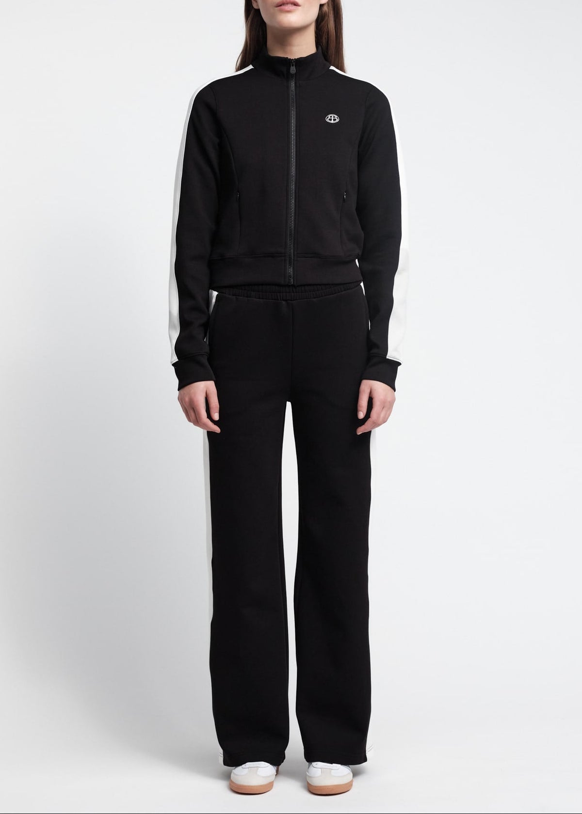 Organic Basics - Track Straight Leg Pants - Black -