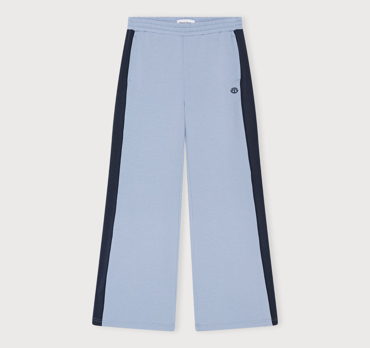 Organic Basics - Track Straight Leg Pants - Ocean Breeze -