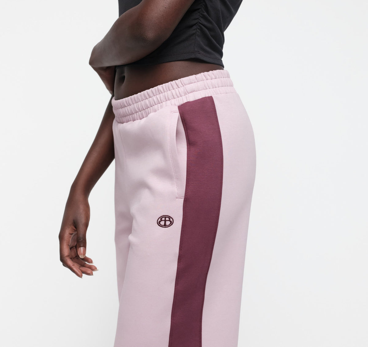 Organic Basics - Track Straight Leg Pants - Vintage Pink -