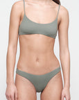 Organic Basics - Swim Cheeky Bikini Bottom - Seaweed -