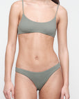 Organic Basics - Swim Scoop Bikini Top - Seaweed -