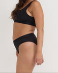 Organic Basics - Soft Touch Scoop Neck Bralette - Black -